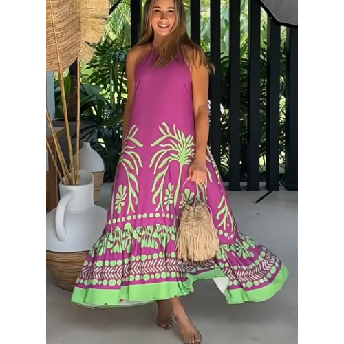 Vestido Casual Tropical