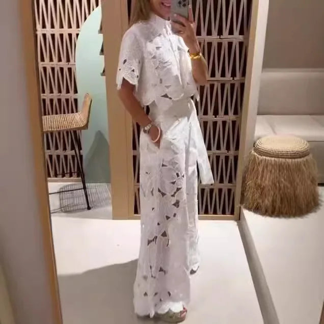 Conjunto Renda Floral