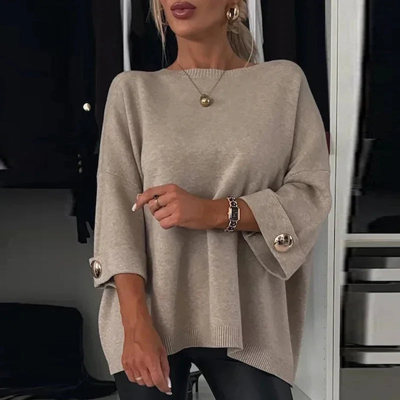 Camisa Feminina De Lã Casual